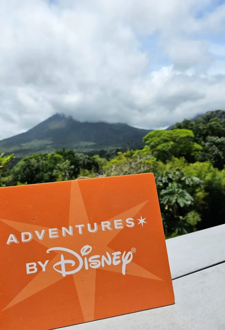 Adventures by Disney Main card with volcano behind